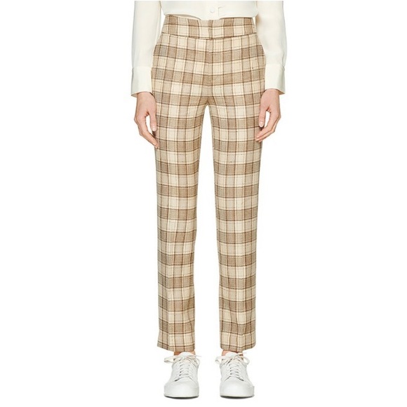 SUISTUDIO Lane Classic Check High Waist Trouser - Picture 8 of 15